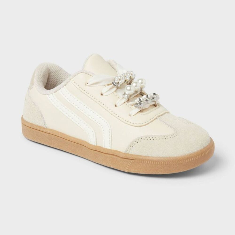 Cat & Jack - Kids' Boston Court Sneakers - Cat & Jack Beige 4 Beige